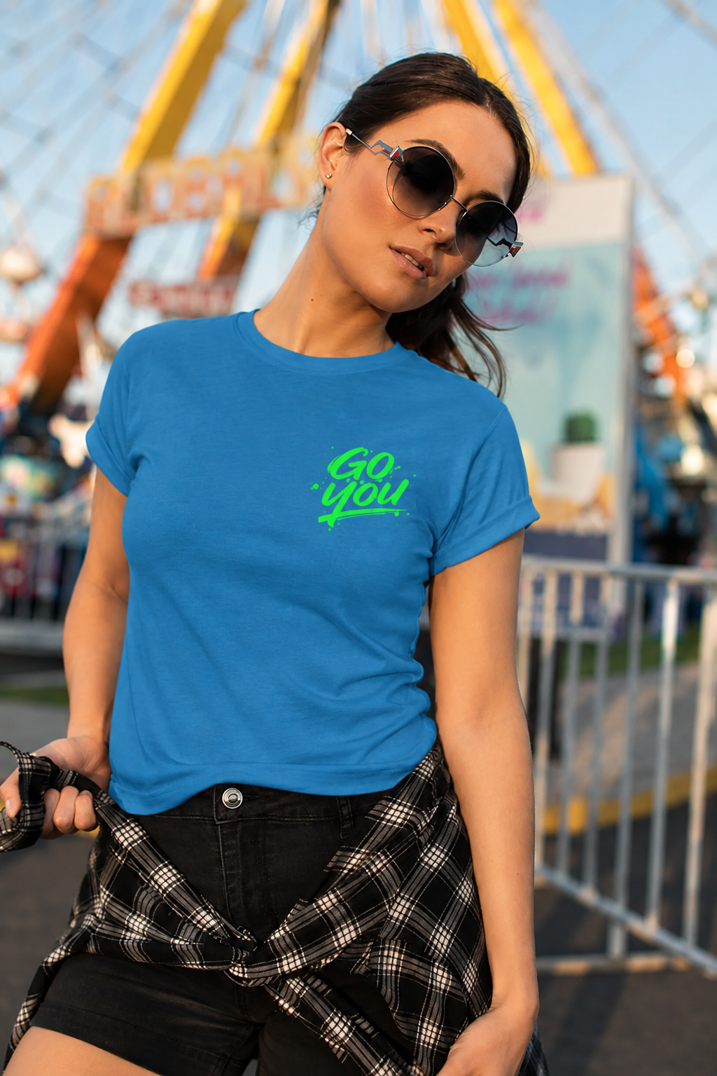 Go You Signature T-Shirt - Aqua